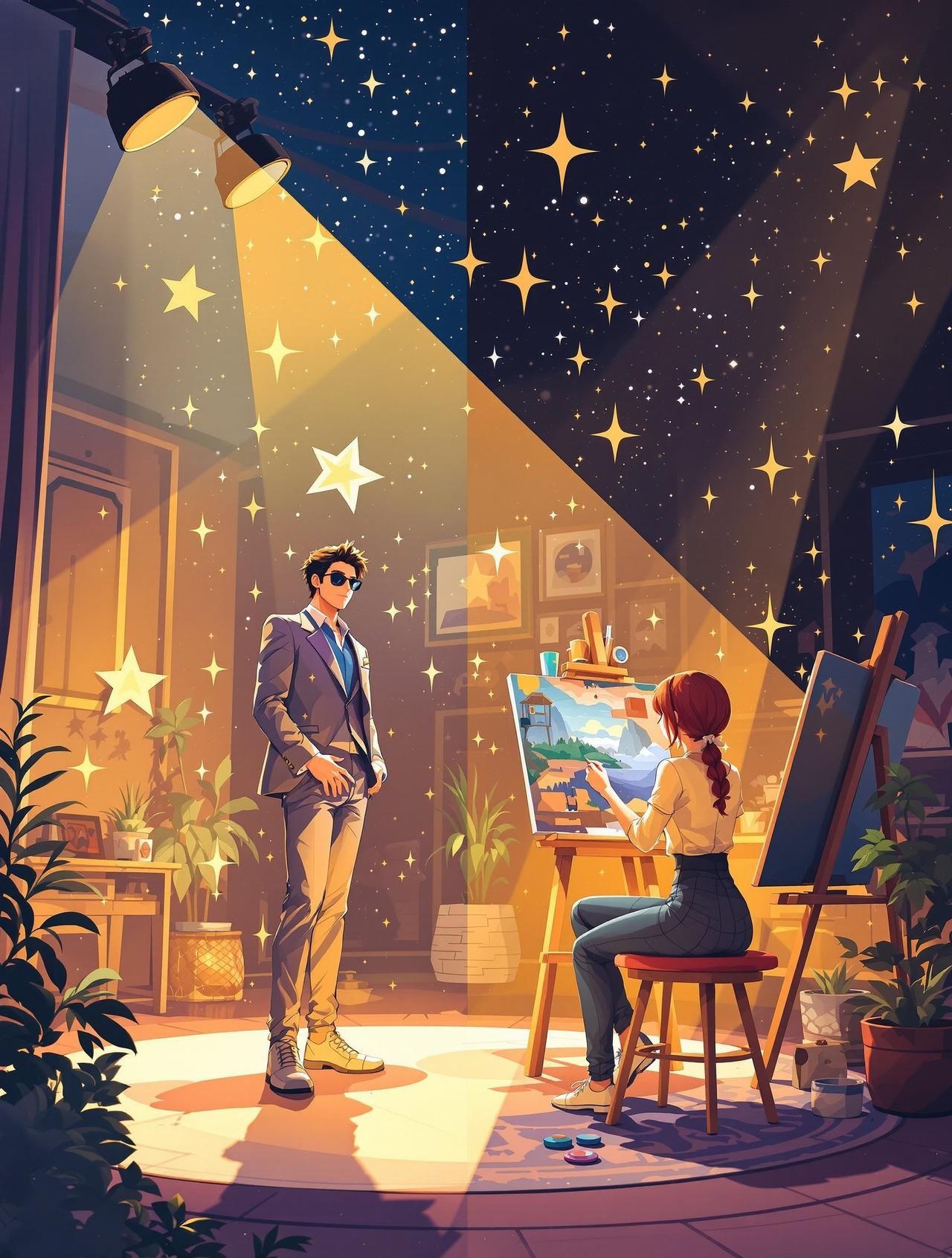 AI短剧 - 星辰不及你温柔